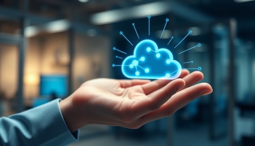 Hand holding digital cloud with network connections, symbolizing 'whoAMI attacks AWS'.