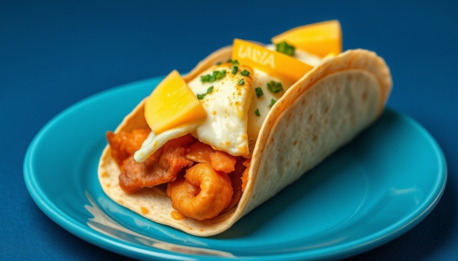Best breakfast tacos in San Antonio, vibrant and delicious.