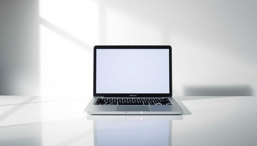 New MacBook Air launch display with vibrant screen.