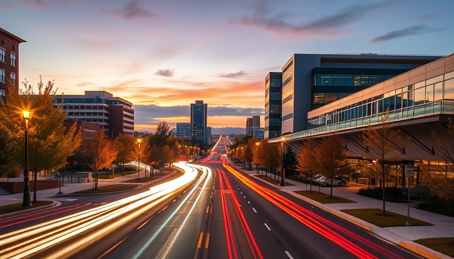 Dynamic Boise skyline with vibrant autumn, highlighting Idaho State Income Tax 2025 topic.