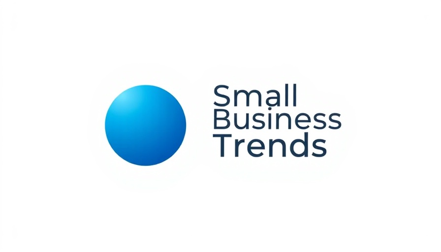 Minimalist 'Small Business Trends' logo with blue circle
