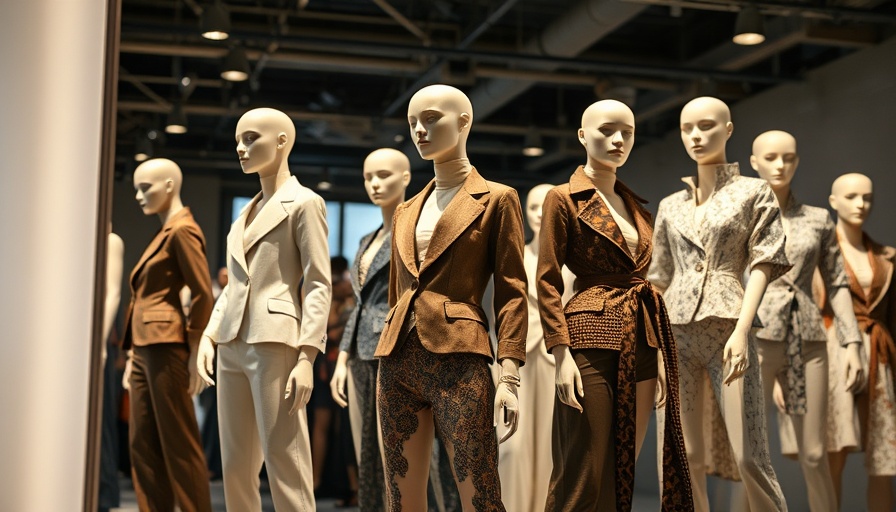 Fashion designs of 2025 LVMH Prize semi-finalists on display.