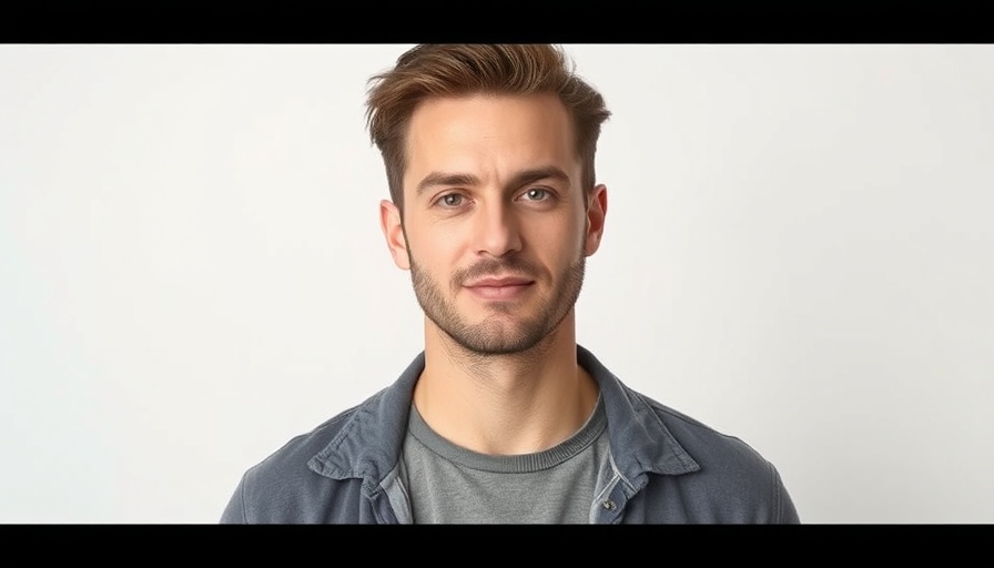 Mark Thomas Carven Design Director portrait in soft lighting.