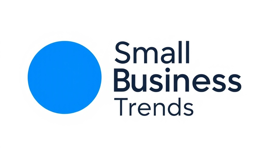Logo for Small Business Trends with blue text and circle.