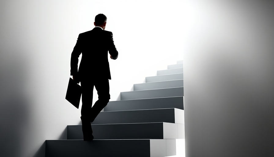 The power of differentiation illustrated through a man's silhouette and shadow.