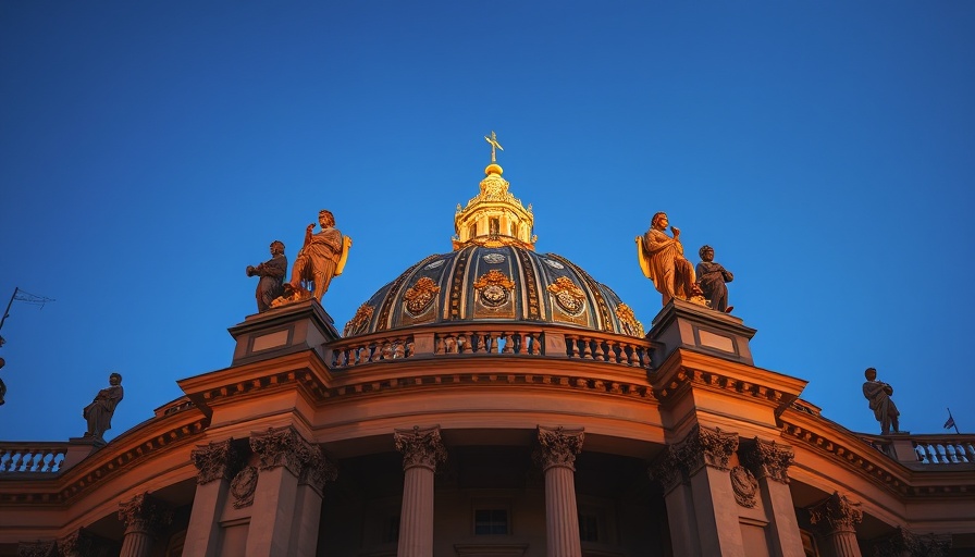 Minnesota Capitol dome at dusk, symbol of tax relief policies.