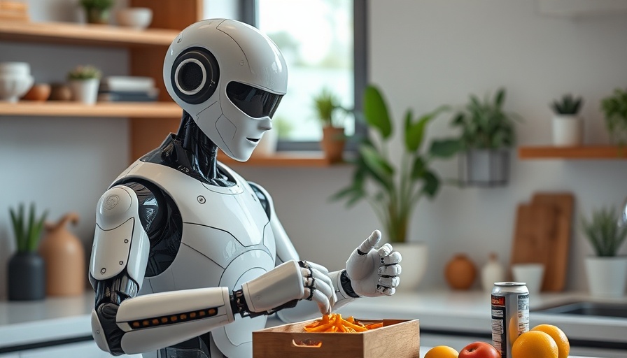 Google Gemini Robotics advancements with humanoid robot in kitchen.
