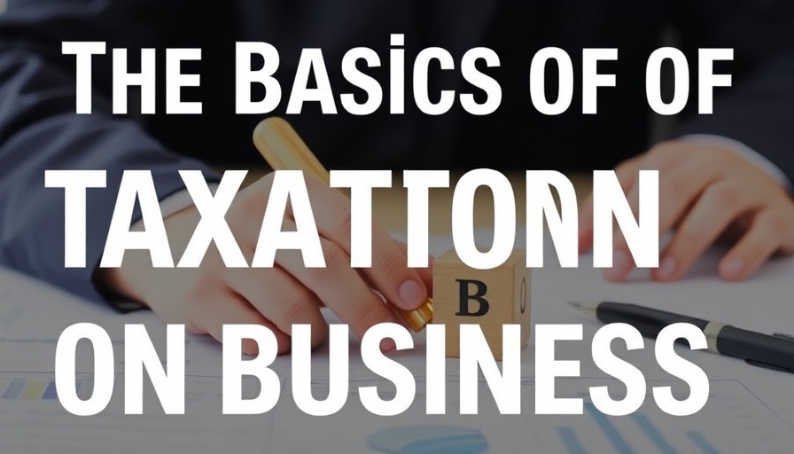 The Basics of Taxation on Business