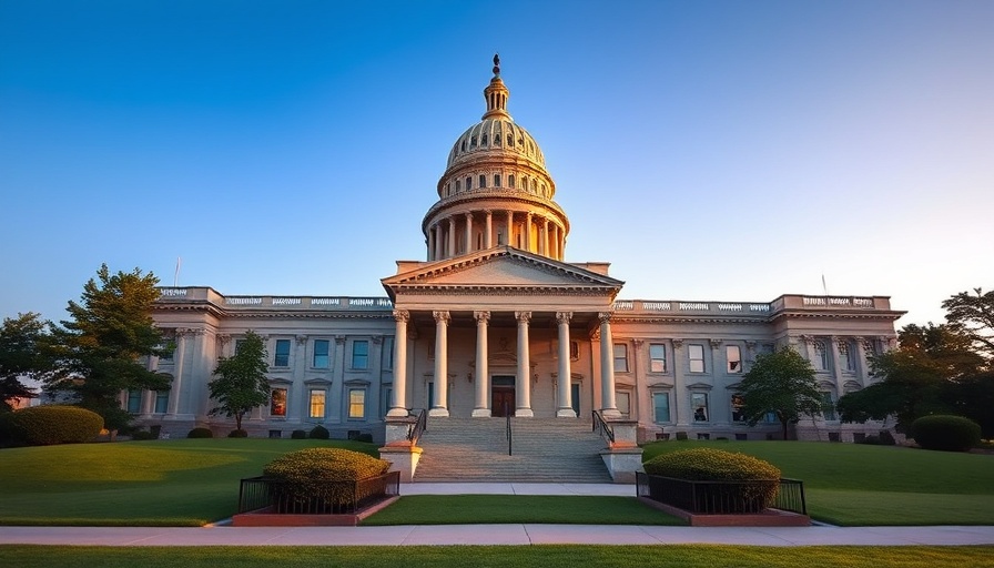 Kansas capitol building representing property tax limit proposals