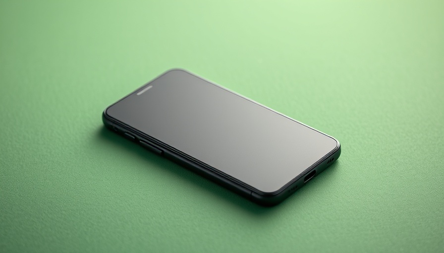 Foldable smartphone design on green surface; Foldable iPhone pricing predictions