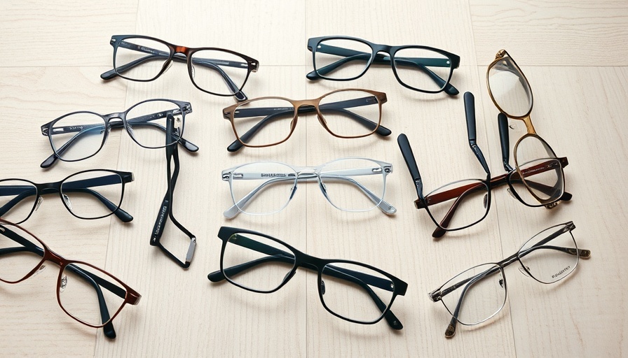 Modern safety glasses 2025 on wooden table