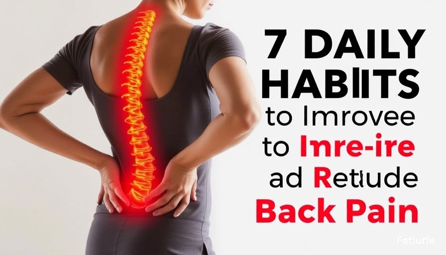 7 Daily Habits to Improve Posture and Reduce Back Pain