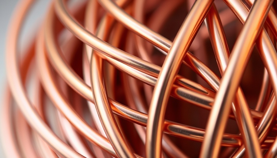 Impact of copper tariffs on homeowners shown through coiled copper wires.