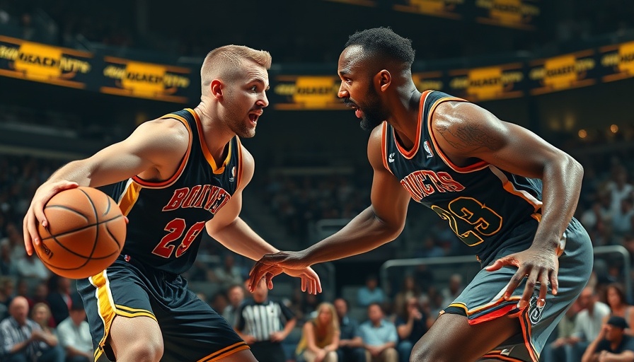 Intense Warriors vs. Lakers playoff stakes basketball match