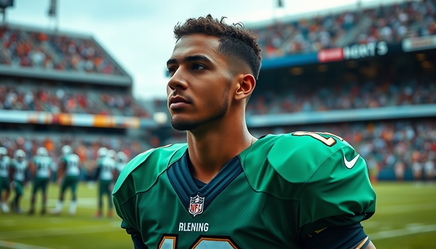 Football player in green jersey reflecting on Aaron Rodgers retirement decision.
