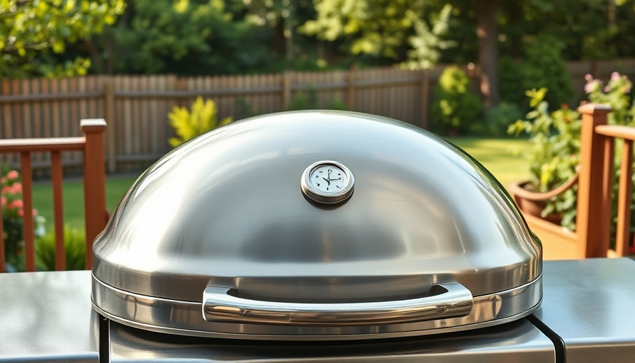 Stainless steel grill dome benefits for homeowners in backyard.