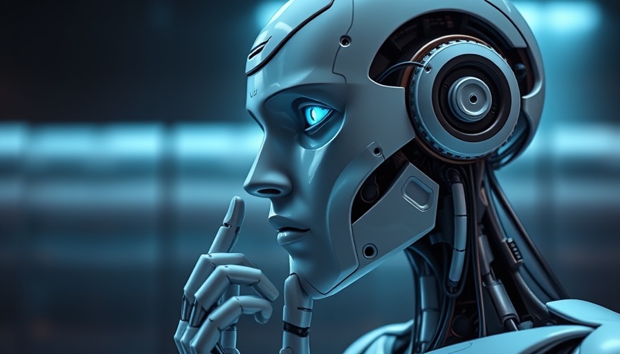 Futuristic robot illustrating Gen Z belief AI is conscious.