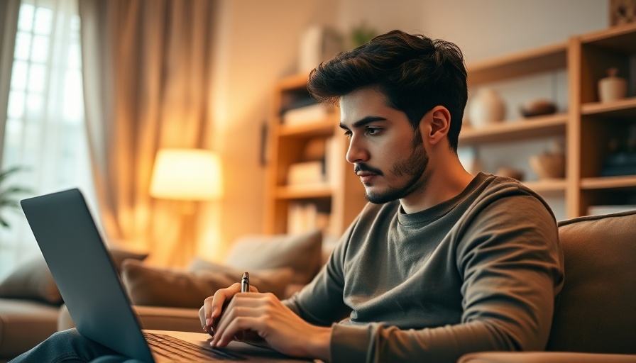 Young man on video call taking notes, discussing effective strategies for fighting Zoom fatigue.