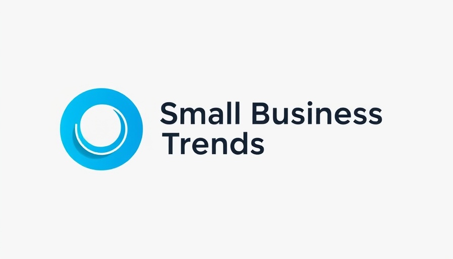 Logo for Small Business Trends with blue circle and text.
