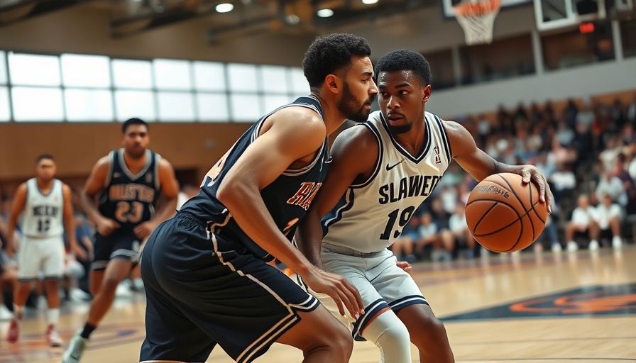 Basketball players in action during a game related to NBA's Most Improved Player award.