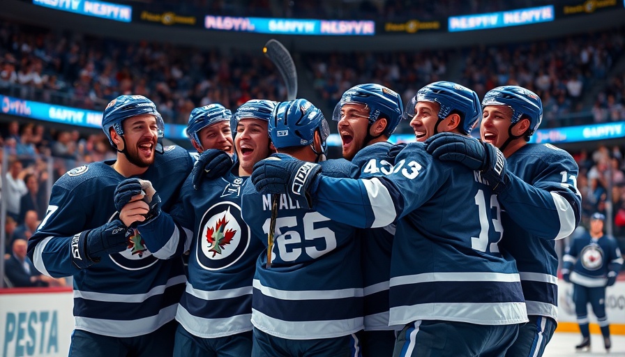 Winnipeg Jets Game 7 comeback celebration