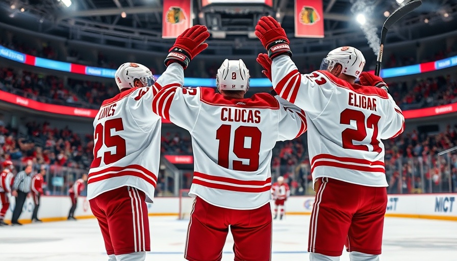 Hurricanes Snap ECF Skid with ice hockey players celebrating.
