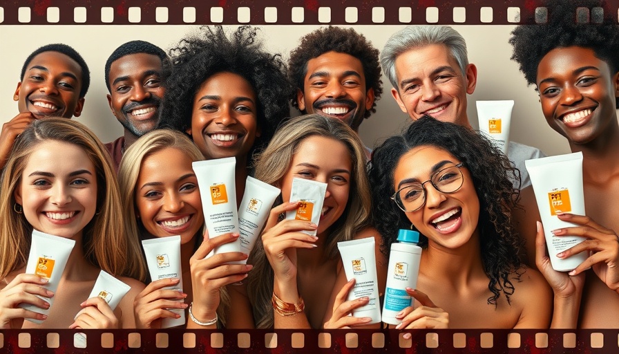 Smiling individuals showcasing best moisturizers with SPF in a collage.