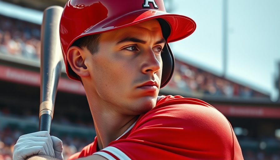 Focused player from Red Sox batting with intent in a sunny game
