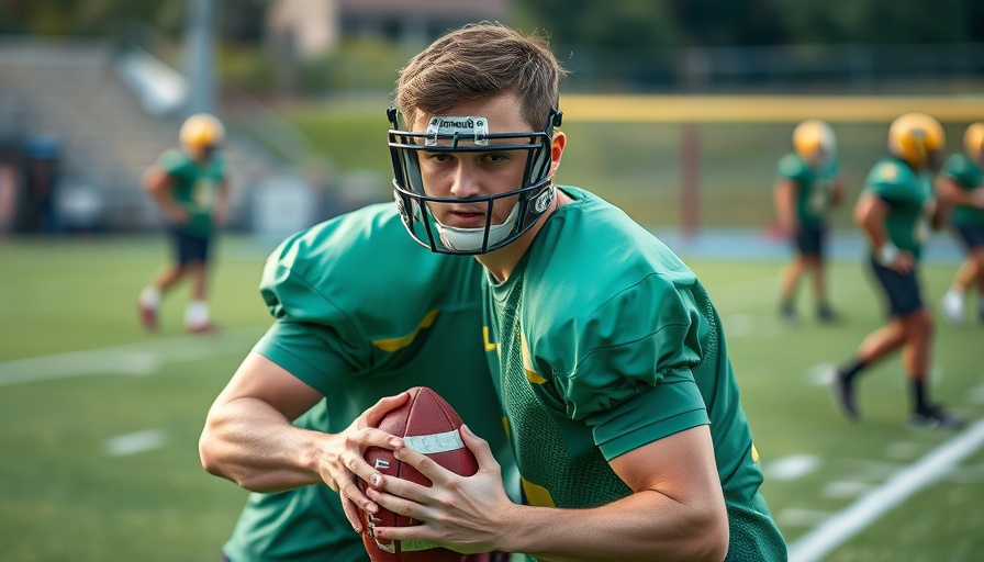NFL player practicing at the 2025 minicamp