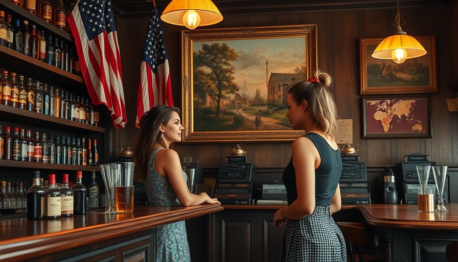 Charming vintage bar in Kansas City food scene, June 2025.