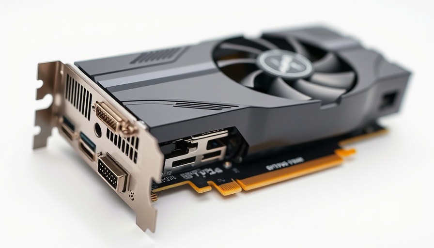 Matrox A380 Octal graphics card with cooling fan and ports.