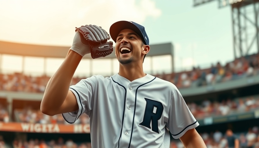 Emotional player celebrates MCWS no-hitter in crowded stadium.