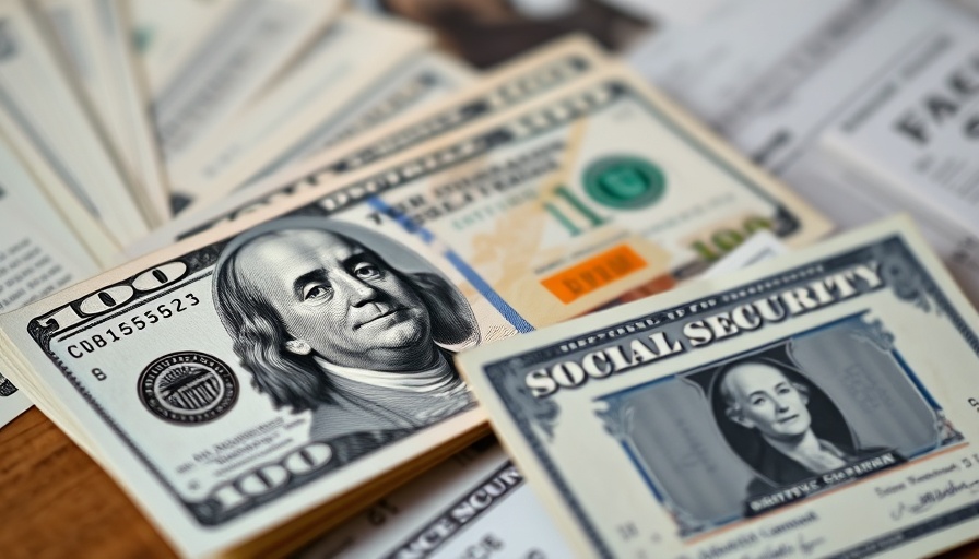 Close-up of money and social security card for Proposed Senior Tax Deductions.