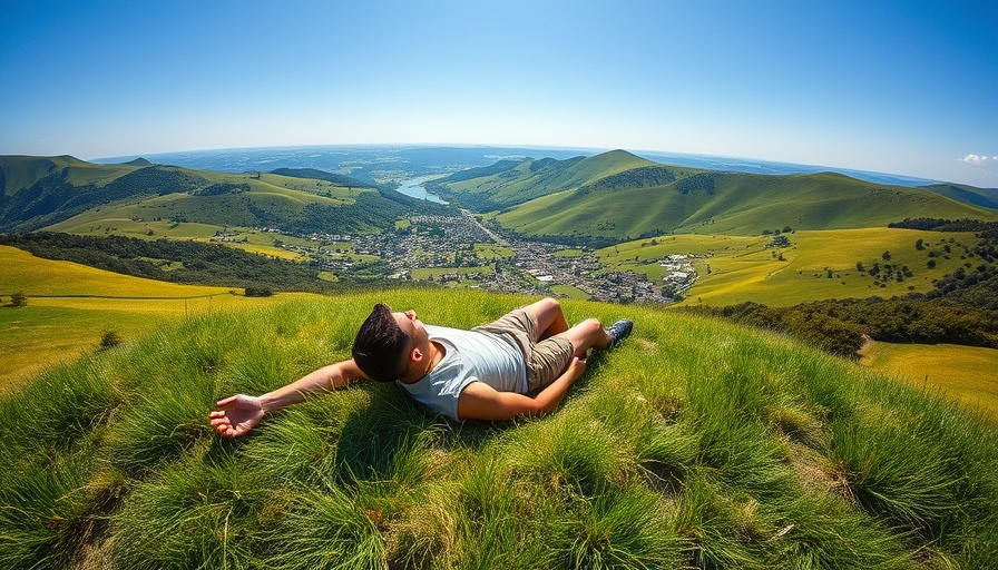 Embracing mindfulness practices for self-care in nature.