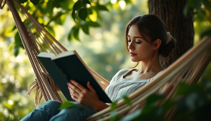 Woman in hammock reading, illustrating Safety vs Stress Signals.