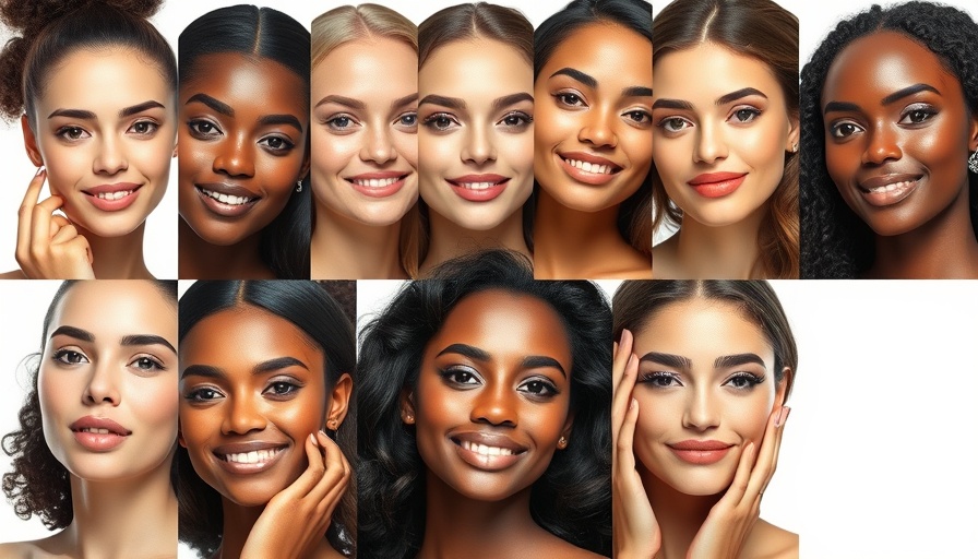 Collage of women with foundations, highlighting best foundations for oily skin.