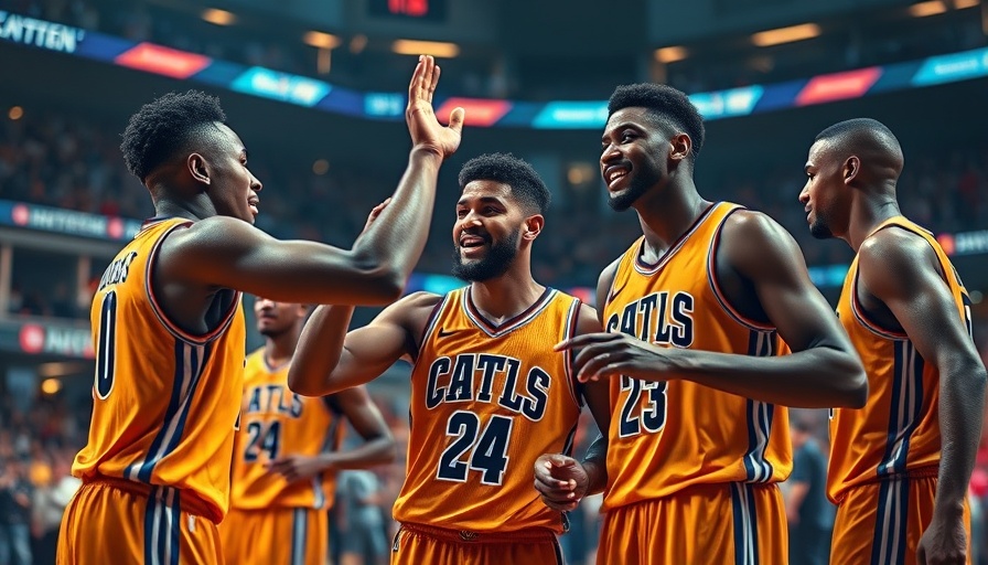 NBA free agency impact, players share moment on court.