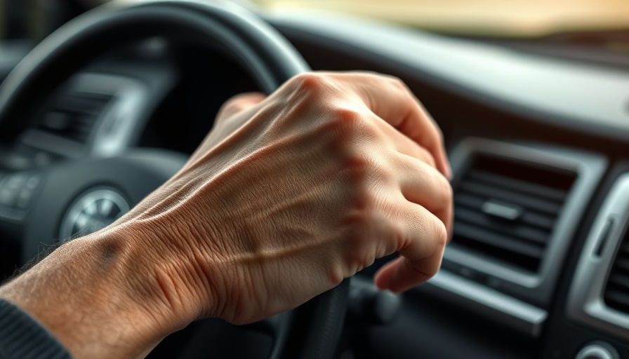 Elderly hands on steering wheel, contemplating 'When Are You Too Old to Drive?'