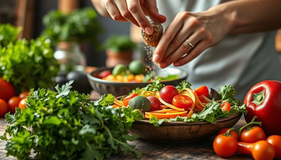 Healthy salad preparation for controlling cancer metastasis with diet.