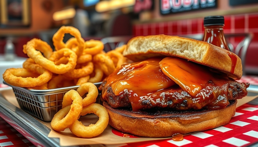 Hayward's BBQ Kansas City feast with sauce and sides.