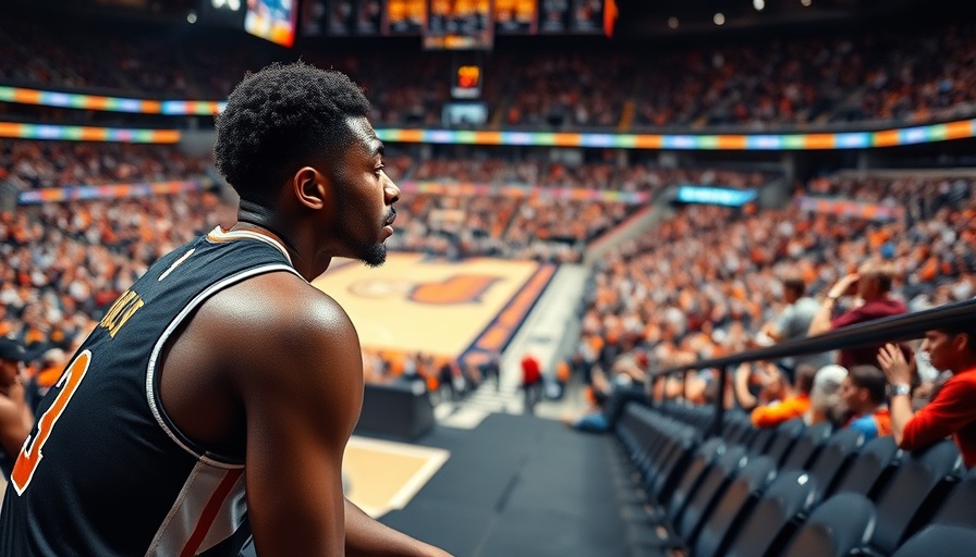 LeBron James and Luka Doncic transition, focused athlete on bench, vibrant arena.