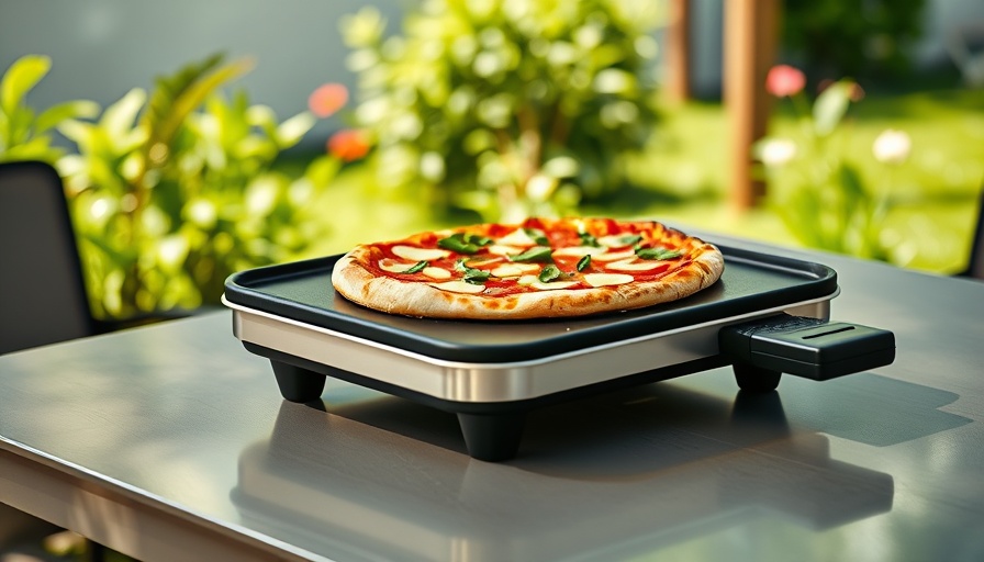 Compact Blackstone griddle in backyard under $100