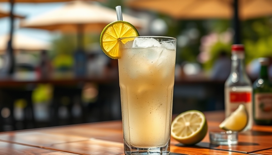 Kansas City frozen cocktails, lime frozen drink with straw and lime wedge.