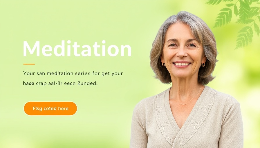 12 minute meditation to transform shame promotional image with a smiling woman.