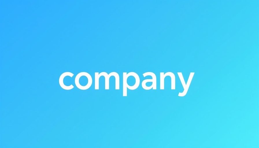 Company logo with bold blue text representing AI innovation for startups