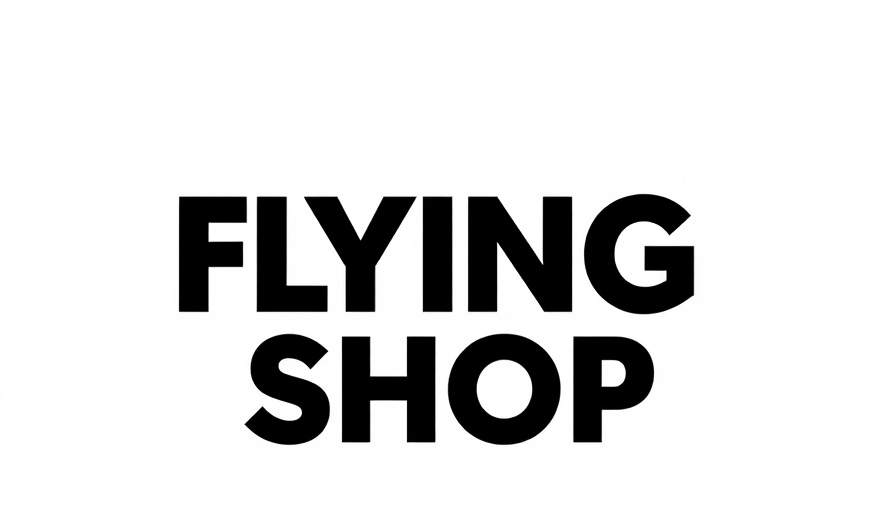 Bold FLYING SHOP logo for learn to fly context