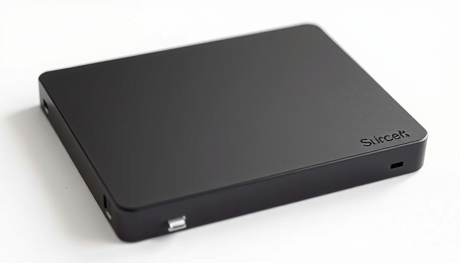 Samsung 61.44TB SSD sale, sleek black BM1743 model, angled view.
