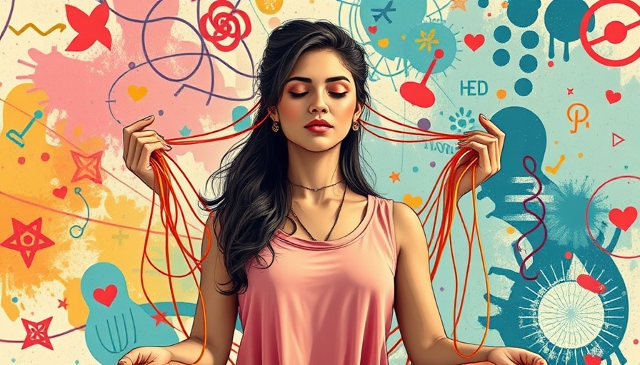 Mindfulness to Break Bad Habits illustration showing meditation.