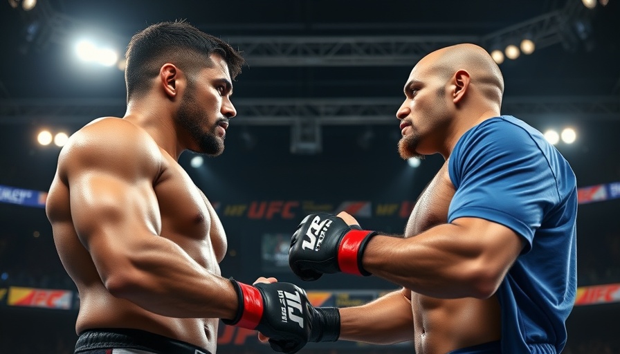 UFC 319 Dricus Du Plessis vs Khamzat Chimaev intense face-off.