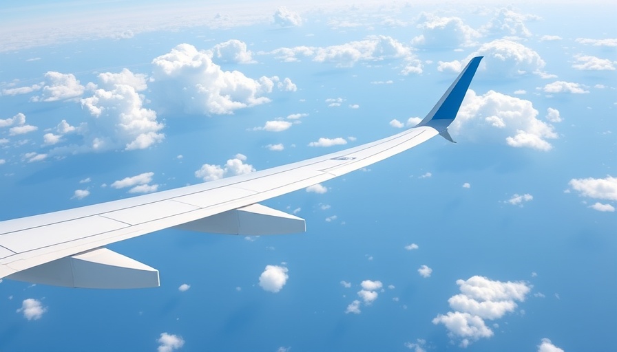 Airline Geeks logo with airplane wing and clouds, learn to fly.
